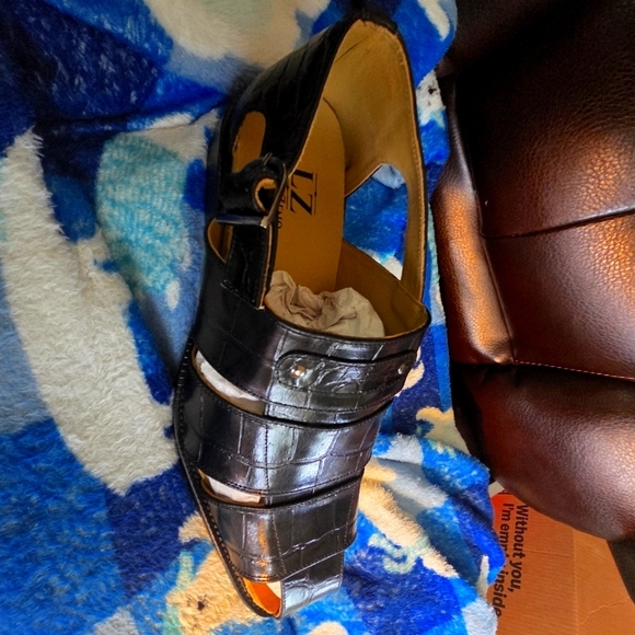 LIBERTYZANO MENS CLOSED TOE SANDALS 11 BLACK - Picture 2 of 13